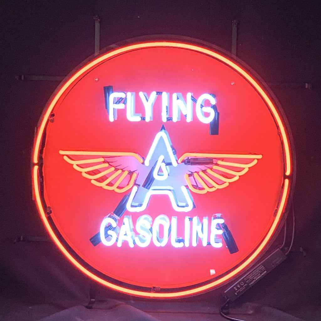 Flying Gasoline Wings Neon Sign Light
