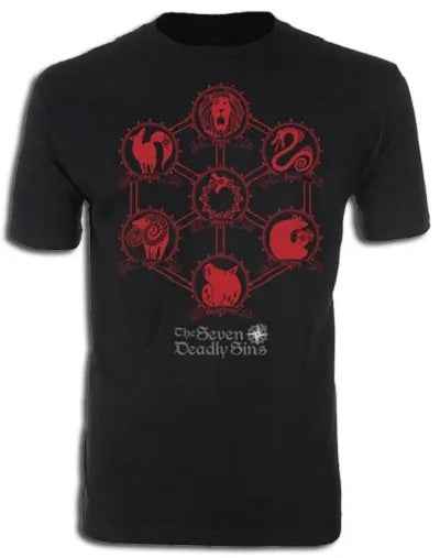 The Seven Deadly Sins Icons T-Shirt