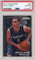 Graded 2014-15 Panini Prizm Zach LaVine #262 Rookie RC Basketball Card PSA 10 Gem Mint