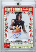 2025 Panini Donruss Quinshon Judkins #ESR-QJS Elite Series Rookies Auto /99 Cleveland Browns Rookie RC Football Card