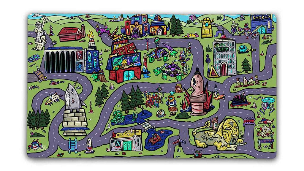 My Town Bundle Set | 4 Playmats and Commander Zone