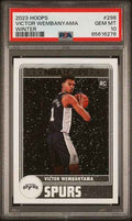 Graded 2023 Panini Hoops Victor Wembanyama #298 Winter Rookie RC Basketball Card PSA 10 Gem Mint