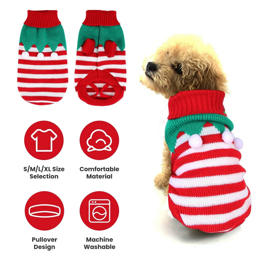 Pet Christmas Turtleneck Sweater