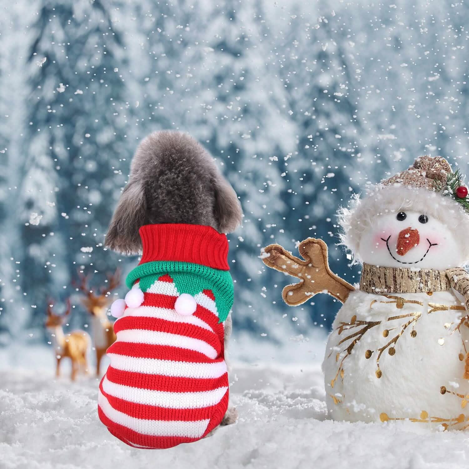 Pet Christmas Turtleneck Sweater
