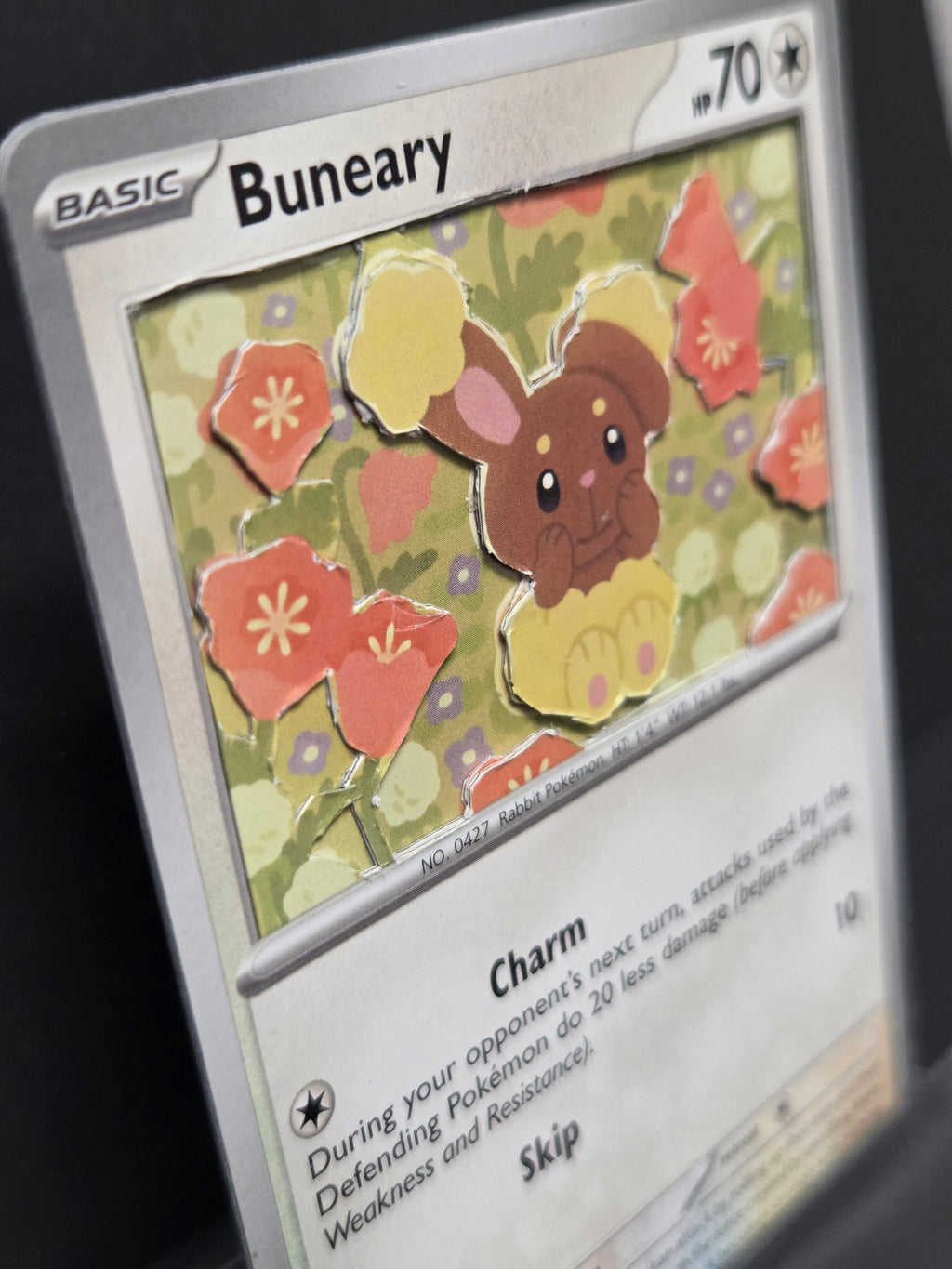 Custom 3D Cut Pokémon Cards - Buneary