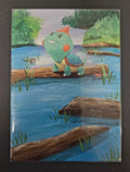 Custom Painted Chewtle Pokemon Card