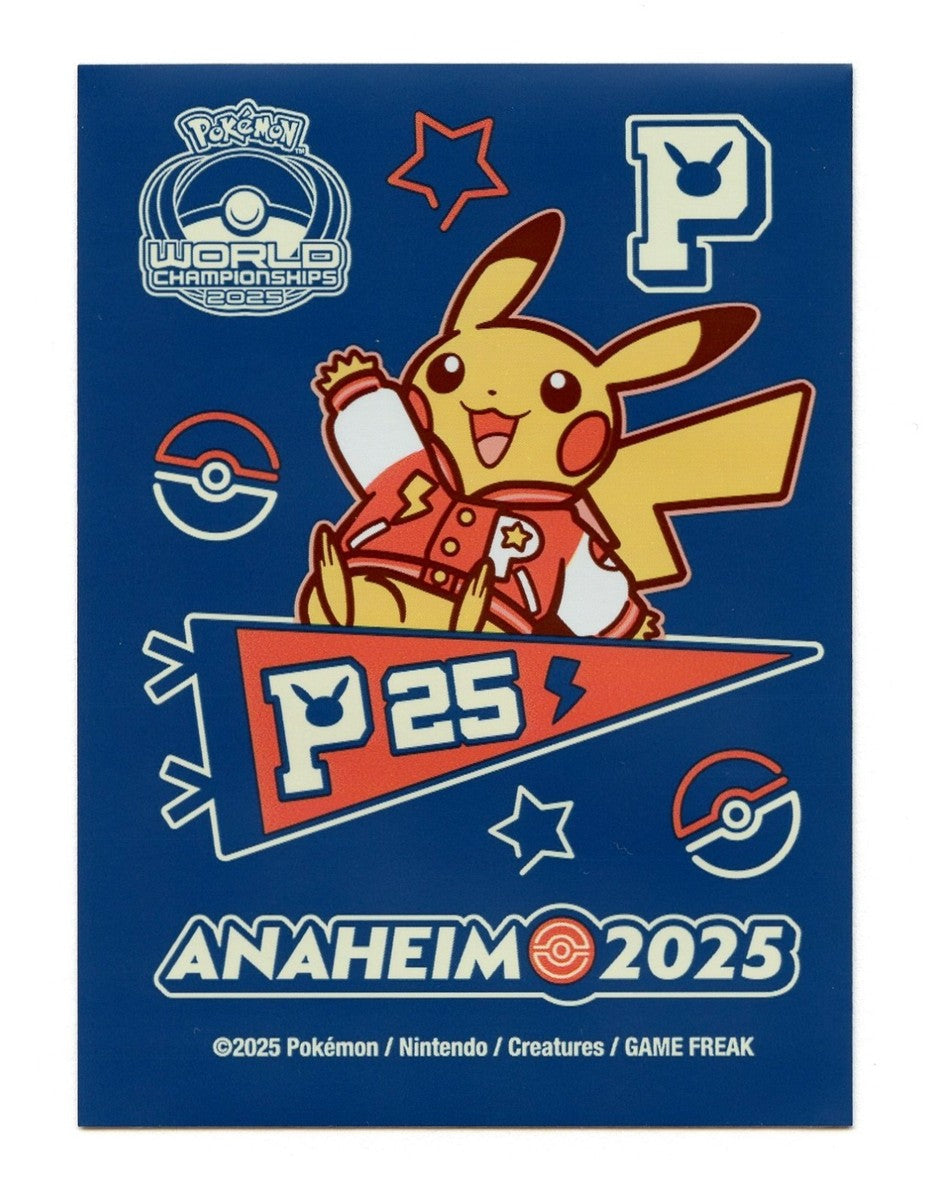 Pokémon Card Sleeve - 2025 Pokemon Worlds Anaheim Exclusive (Single Sleeve)