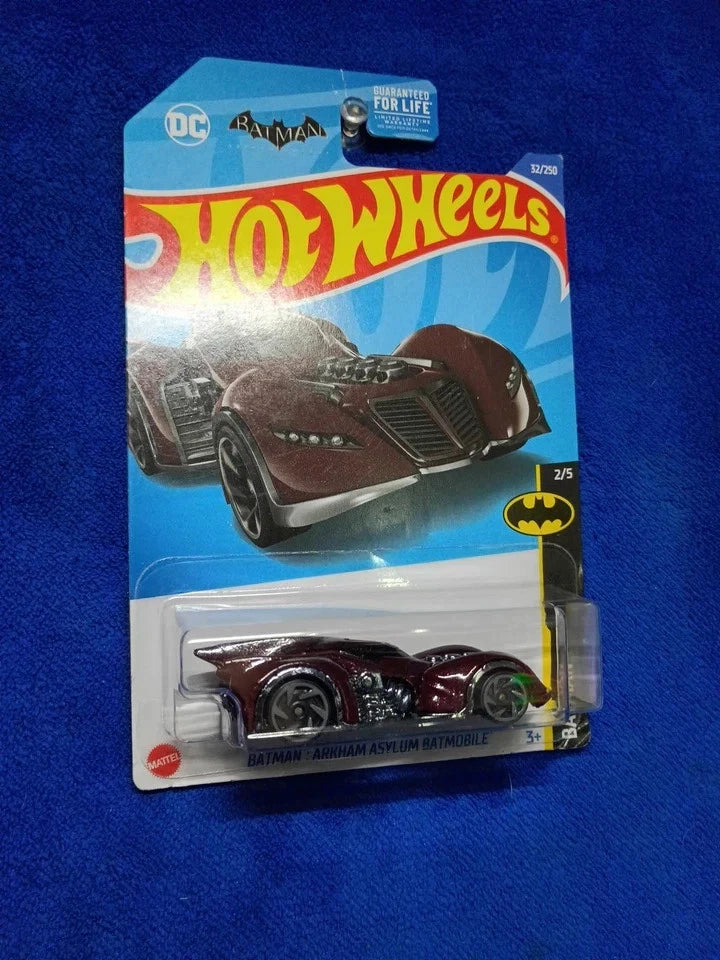 Batman Arkham Asylum Batmobile Hot Wheels Die-Cast | Rocksteady Video Game Icon Collector's Edition - Die-Cast Vehicle | 99RedCoins