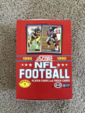 1990 SCORE FOOTBALL SERIES 1 WAX BOX (36 PACKS)