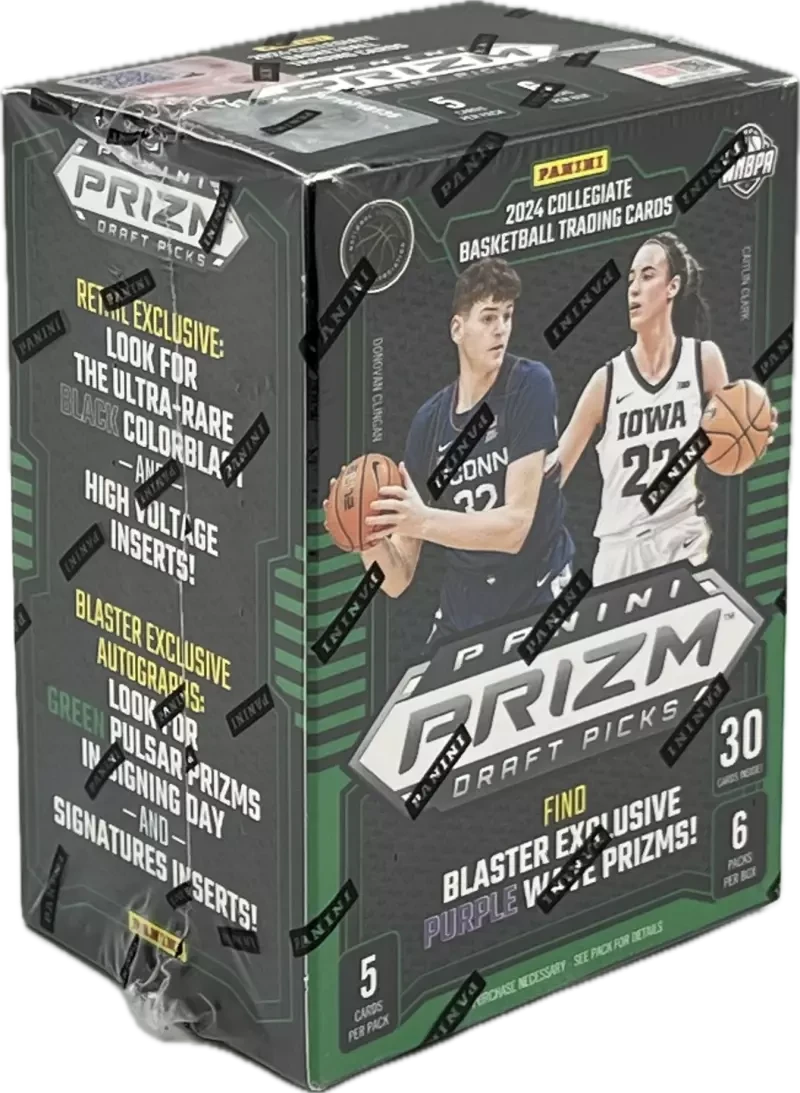 2024 Panini Prizm Draft Picks Collegiate Basketball 6-Pack Blaster Box