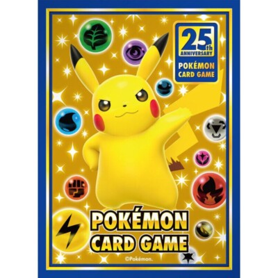 Pokémon Card Sleeve - Pikachu 25th Anniversary (Single Sleeve)