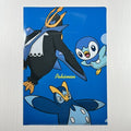 Pokemon: Piplup/Prinplup/Empoleon Clear File *Seven Eleven Exclusive* Pokemon Japan