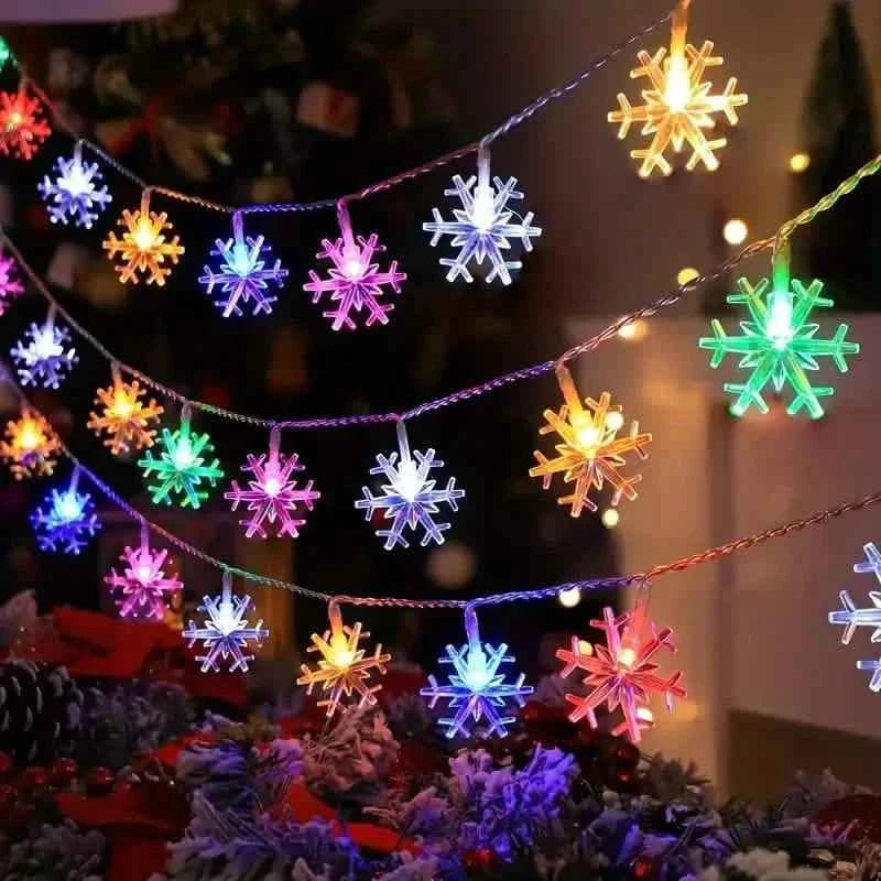Snowflake Decorative LED String Light 152cm/60in