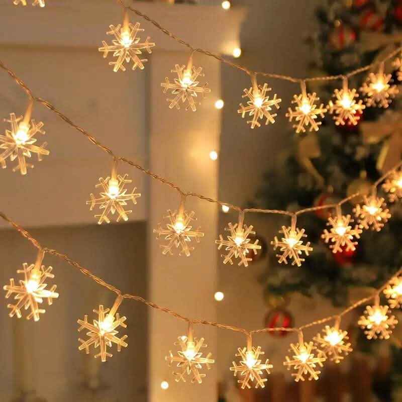 Snowflake Decorative LED String Light 152cm/60in