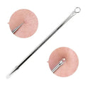 Stainless Steel Pimple Extractor Blackhead Removal Tool For Blemish Whitehead Popping Acne